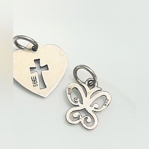 James Avery Sterling Silver Pendants Lot of 2